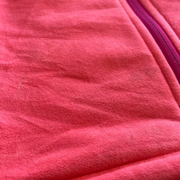 The North Face Women's Fleece Jacket Pink Furry Soft Full Zip Up Small S - Picture 3 of 9